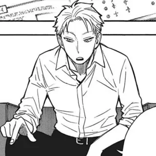 🧦 aecdd96b Loid Forger Spy x Family 动漫, 漫画, 间谍, 角色, 劳埃德·福杰, 间谍过家家 telegram sticker