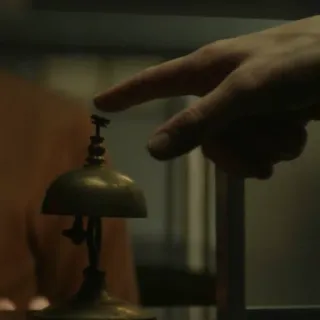 💚 c3f5f100 lonceng, tangan, jari, berdering telegram sticker