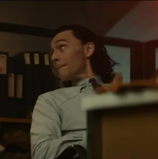 💚 e759b042 Loki Loki, Marvel, Tom Hiddleston, TVA telegram sticker