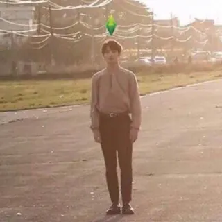 👣 a826184a Sims, Plumbob, Video game, Pessoa, Realidade virtual telegram sticker