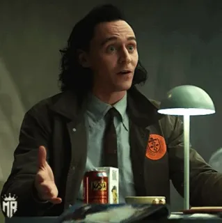 🧊 7848d1e7 Loki Loki, Marvel, Tom Hiddleston, TVA, Autoridade de Variação Temporal, Variante telegram sticker