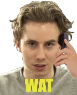 😳 3e05dd49 WAT ミーム, 面白い, え？, 表情, 混乱 telegram sticker