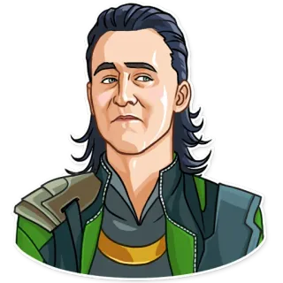 😏 19aa8df8 Loki Loki, Marvel, Super-herói, Personagem, Adesivo telegram sticker