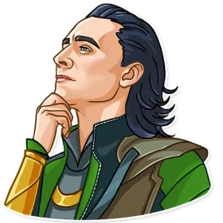 🤔 ecb0d954 Loki Loki, Marvel, Sticker, Personagem, Vilão, Super-herói telegram sticker