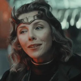 😌 d2469659 Sylvie Loki Sylvie, Loki, Marvel, personagem, série de TV whatsapp sticker