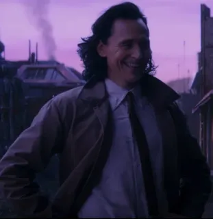 😂 d6f41d37 Loki Loki, Marvel, personagem, sorrindo whatsapp sticker