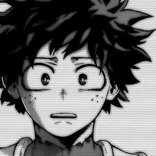 🌟 4f75f4cd Izuku Midoriya My Hero Academia anime, manga, deku, my hero academia, izuku midoriya whatsapp sticker