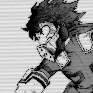 🌟 68d144a7 Izuku Midoriya My Hero Academia anime, manga, hero, superhero, action, Izuku Midoriya, My Hero Academia whatsapp sticker