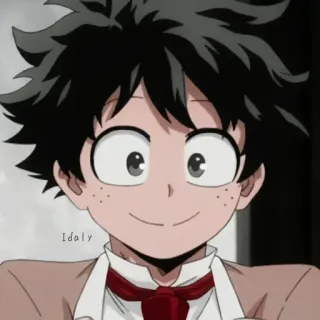 🌟 8458731f idaly anime, smile, boy, cartoon, character whatsapp sticker