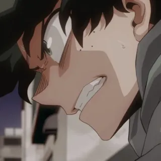 🌟 8ee6486f Izuku Midoriya My Hero Academia anime, my hero academia, izuku midoriya, deku, mha whatsapp sticker