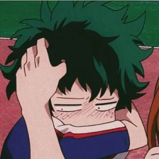 🌟 a759f459 Izuku Midoriya My Hero Academia anime, manga, my hero academia, izuku midoriya, ochaco uraraka whatsapp sticker