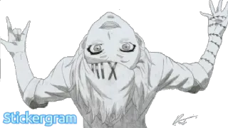 😌 78b7c00b Stickergram Anime, Charakter, Zeichnung, Sticker telegram sticker