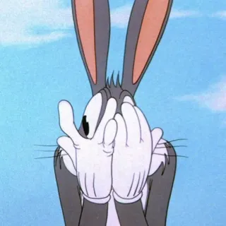 🙈 f95a9a3a Bugs Bunny dibujos animados, conejo, conejito, Looney Tunes telegram sticker