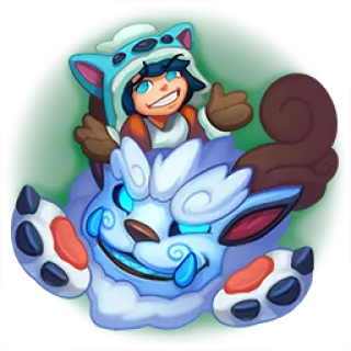 🎮 64938caa Nunu & Willump League of Legends league of legends, nunu, willump, nhân vật, game, sticker telegram sticker