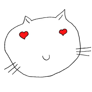 😍 fcf8d729 mèo, tình yêu, trái tim, động vật, nhãn dán telegram sticker