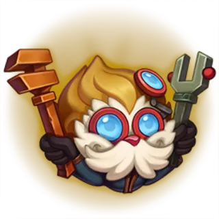 🙌 71dc4158 Heimerdinger League of Legends Heimerdinger, League of Legends, videogame, adesivo, desenho animado telegram sticker