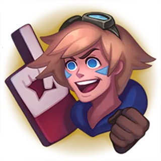 💪 27d4b90b Ezreal League of Legends ezreal, league of legends, ゲーム, ビデオゲーム, チャンピオン whatsapp sticker