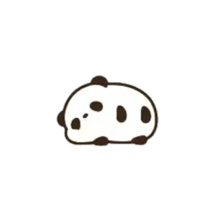 ♥️ 1defab6e Panda, Animal, Fofo, Desenho animado, Kawaii whatsapp sticker
