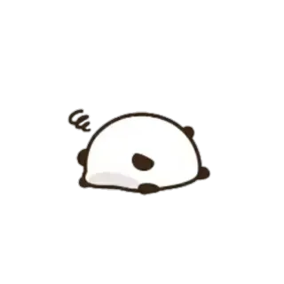 ♥️ 4acd03fa panda, fofo, animal, adesivo whatsapp sticker