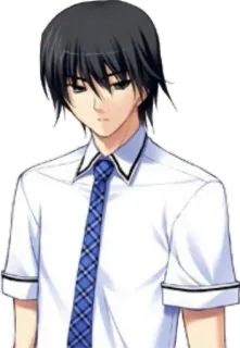 😑 c7923212 Anime, Manga, Man, Personage, Stropdas, Shirt, Japans telegram sticker