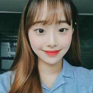 🍭 5eba82be persona, donna, ritratto, sorriso, carino telegram sticker