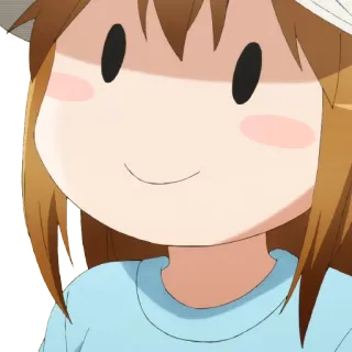 ๐ 68e18d30 Yuko Aioi Nichijou anime, manga, nichijou, yuko aioi, humor, cartoon telegram sticker