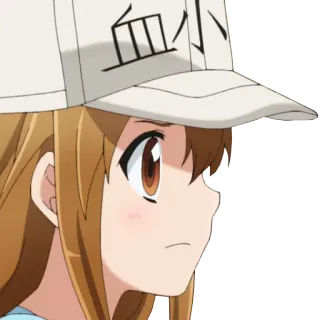 ๐ e3522ca7 Platelet Cells at Work! ่กๅฐ anime, Cells at Work!, Platelet, cute, kawaii, manga, cells telegram sticker