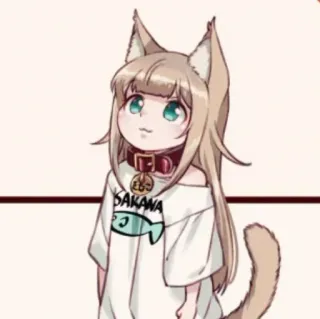 🐾 653b823b SAKANA Anime, Nekomimi, Sakana, Pesce, Animale, Carino telegram sticker