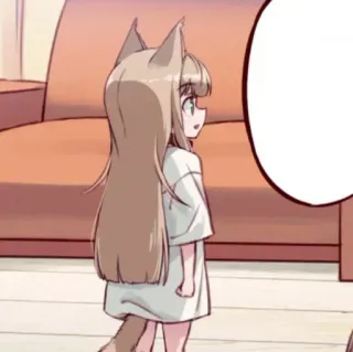 🐾 7a31a4c7 Anime, Manga, Cartone animato, Personaggio, Ragazza, Orecchie da animale, Orecchie da gatto telegram sticker