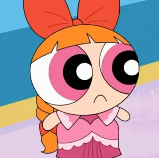 🍭 ebd5f43c Blossom The Powerpuff Girls Мультфильм, Анимация, Блоссом, Суперкрошки, Супергерой, Милый telegram sticker