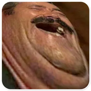 😂 098bd0b6 visage, homme, mème, expression telegram sticker