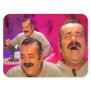 😂 2bbb2cba rire, drôle, homme, comédie, rire, humour telegram sticker