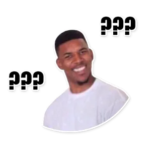 ❓ cb47c9bb ??? question, doute, mème, confus, expression, question telegram sticker