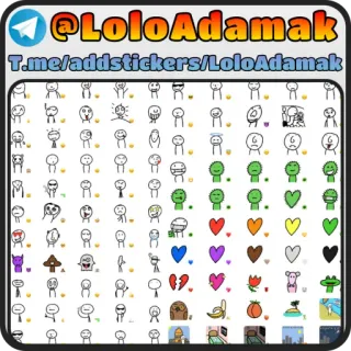 👤 1c7c88c7 @LoloAdamak T.me/addstickers/LoloAdamak sticker, telegram, emoticons, figuren telegram sticker