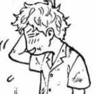 🀄 67281468 Anime, Manga, Illustration, Skizze, Charakter telegram sticker