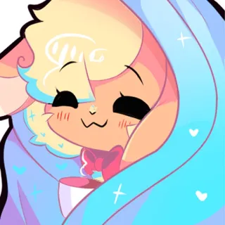 🥰 6689ddc5 Kartun, Karakter, Imut, Kawaii, Hoodie, Seni digital telegram sticker