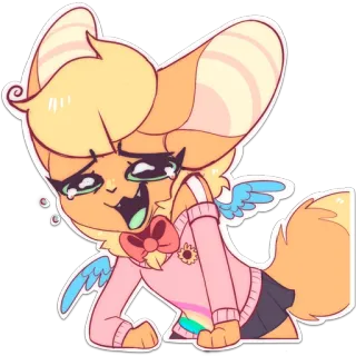 🤣 78c83792 Kartun, Stiker, Menangis, Air mata, Kucing, Hewan telegram sticker