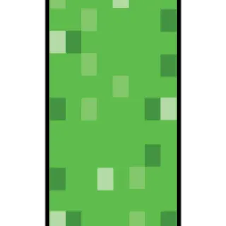 🐢 1c4921c1 rumput, pixel art, hijau, tekstur, pola, minecraft telegram sticker