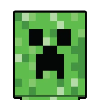 🐢 c446b56d Creeper Minecraft Minecraft, Creeper, Video game, Monster, Gaming, Pixel art, Hijau telegram sticker