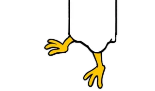 💚 ec051fca Ceker ayam, Kaki, Kartun, Binatang telegram sticker