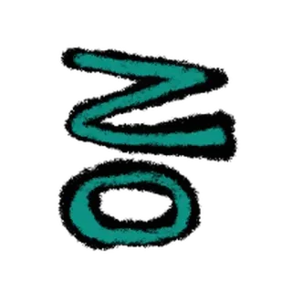 ⚪️ ab49b06f NO いいえ, 拒否, ネガティブ, 停止, 禁止 telegram sticker