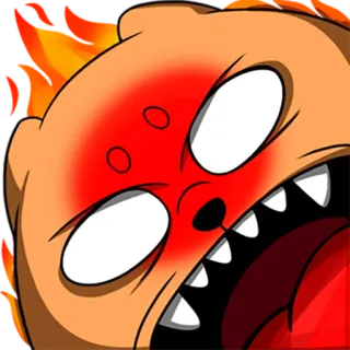 😡 5ff9a743 生气, 愤怒, 恼火, 沮丧, 卡通, 表情, 表情包, 熊 telegram sticker