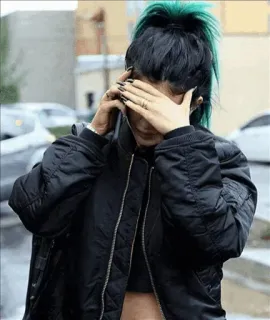 🌿 c817e616 mulher, moda, estilo, pessoa, garota telegram sticker