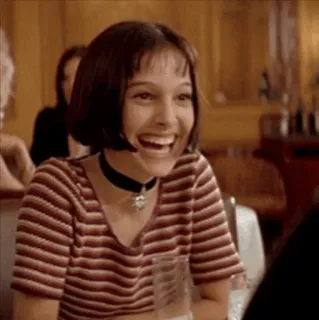 🌿 fb722dbf Matilda Matilda, filme, menina, sorrindo, atriz telegram sticker