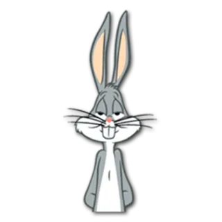 😶 7bd7dcc9 Bugs Bunny Looney Tunes 卡通, 兔子, 乐一通, 兔八哥, 角色 whatsapp sticker