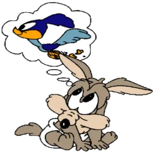 🤔 5f328f5a Wile E. Coyote Looney Tunes Wile E. Coyote, Beep Beep, Cartoni animati, Looney Tunes, Animazione telegram sticker