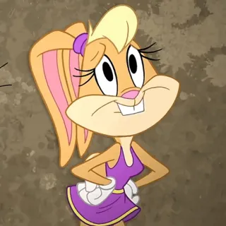 🥕 10e3ca90 Lola Bunny cartoon, Lola Bunny, Looney Tunes, character, rabbit, animation telegram sticker