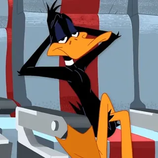 🥕 b719f0aa Daffy Duck cartoon, looney tunes, daffy duck telegram sticker