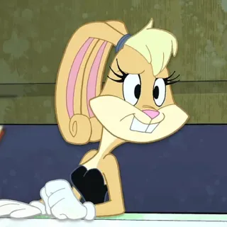 🥕 e0f18b77 Lola Bunny cartoon, bunny, rabbit, Lola Bunny, Looney Tunes, Warner Bros. telegram sticker
