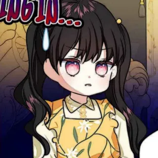 🐈‍⬛️ a3076e6a LINGIN Animé, Enfant, Mignon, Fille, Manga telegram sticker